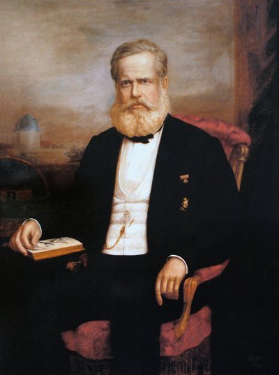 Portrait of Dom Pedro II by Delfim da Camara